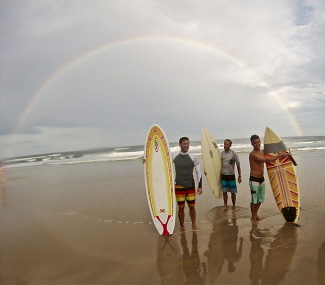 Surfeando en gold coast